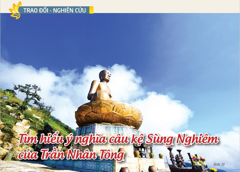 Tap chi nghien cuu phat hoc so thang 7.2018 Tim hieu y nghia cau ke Sung Nghie cua Tran Nhan Tong 1