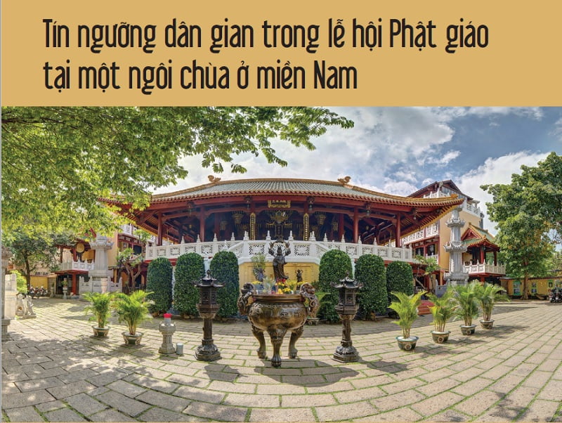 Tap chi Nghien cuu Phat hoc Tin nguong dan gian trong le hoi Phat giao tai mot ngoi chua o mien Nam 1