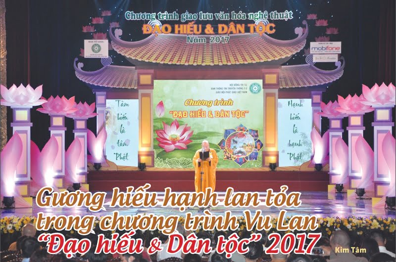 Tap chi nghien cuu phat hoc So thang 9.2017 Guong hieu hanh lan toa Vu Lan 2017 1