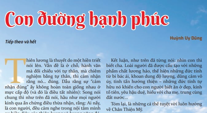 Tap chi nghien cuu phat hoc So thang 3.2021 Con duogn hanh phuc 1