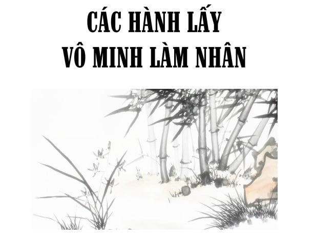 Tap chi Nghien cuu Phat hoc Cac hanh lay vo minh lam Nhan 1