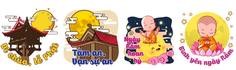 Bo stickers co chu de Ngay Ram 1