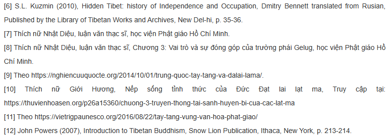 Tap chi Nghien cuu Phat hoc Vai tro dong Dalai Lama doi voi Phat giao Tay Tang 2